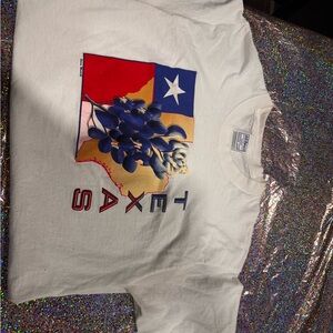 Hanes White Texas Graphic Tee